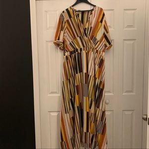 Cute Maxi Dress - 3X (Fits 2X)